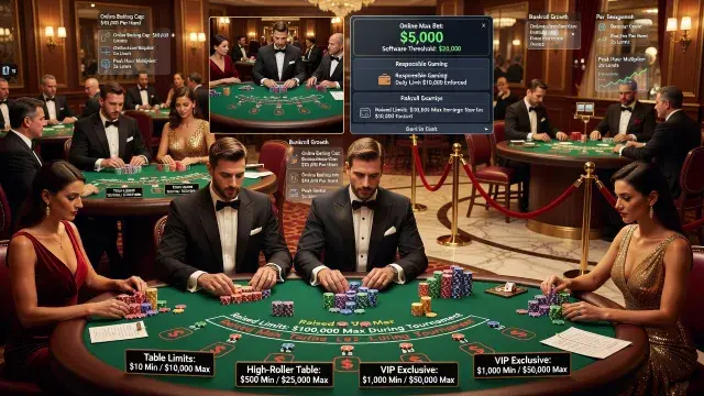 Blackjack Maximum Betting: Casino Table Limits, Max Bet Rules, and the Best Strategy for Online Limits