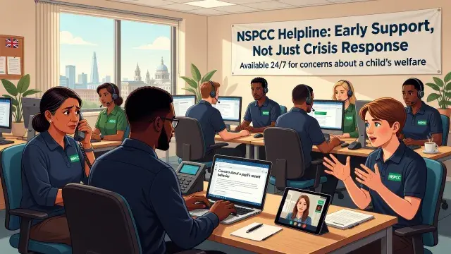 NSPCC Helpline Offers Early Support, Not Just Crisis Response