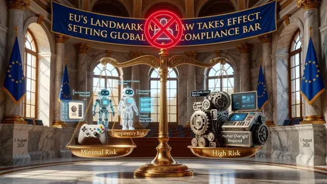 EU's Landmark AI Law Takes Effect, Setting Global Compliance Bar