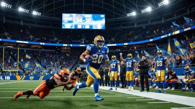 Oliveira's Fourth-Quarter Burst Lifts Blue Bombers Past Lions