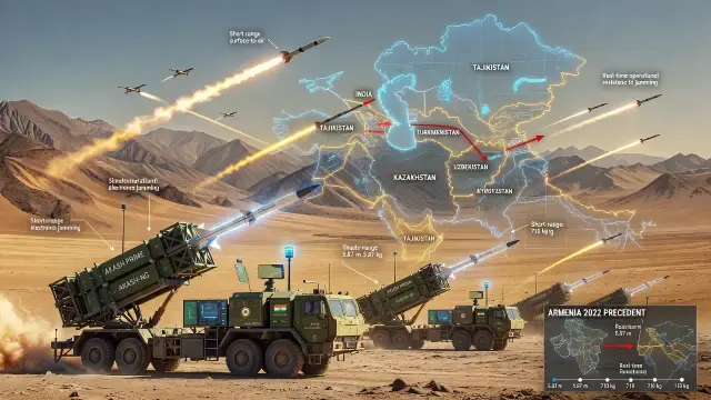 India Expands Arms Export Footprint With Central Asian Missile Deals